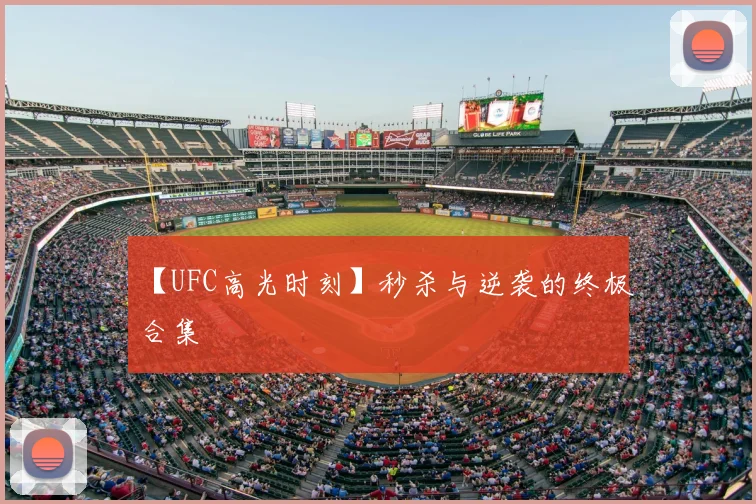 【UFC高光时刻】秒杀与逆袭的终极合集