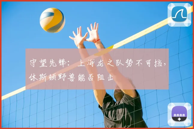 守望先锋:上海龙之队势不可挡,休斯顿野兽能否阻击